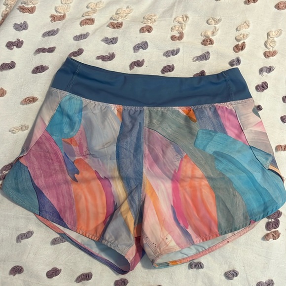 Athleta girl size medium, multicolored shorts - Picture 1 of 6